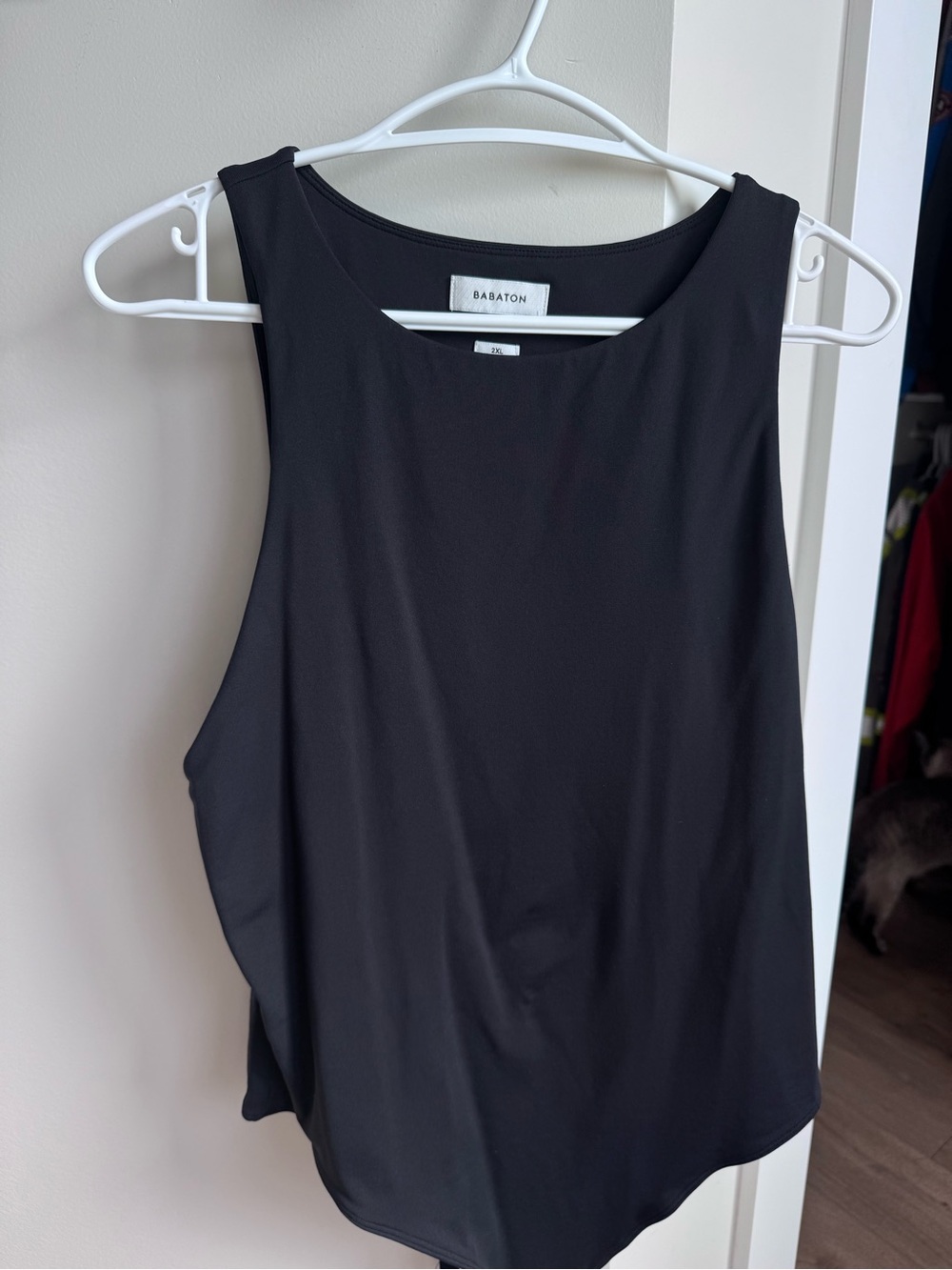 Babaton Black Scoop Neck Bodysuit